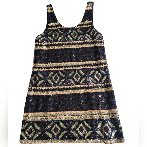 Free People Sequin Mini Dress - Picture 1 of 8